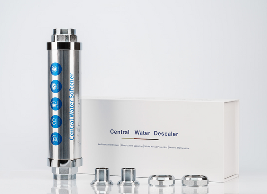 централен омекотител за вода PureFlow AquaGuard филтър след водомера