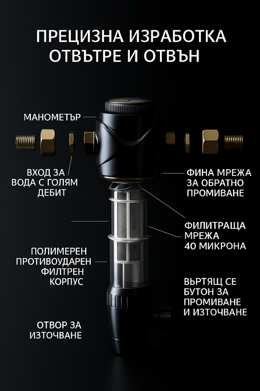 Централен предфилтър за вода