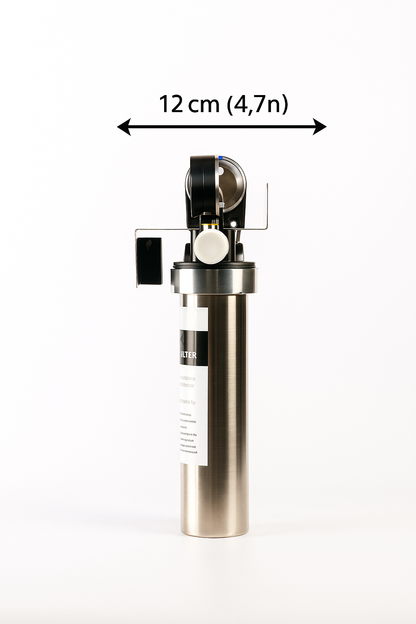 метална професионална система за филтриране на вода под мивката в детайл